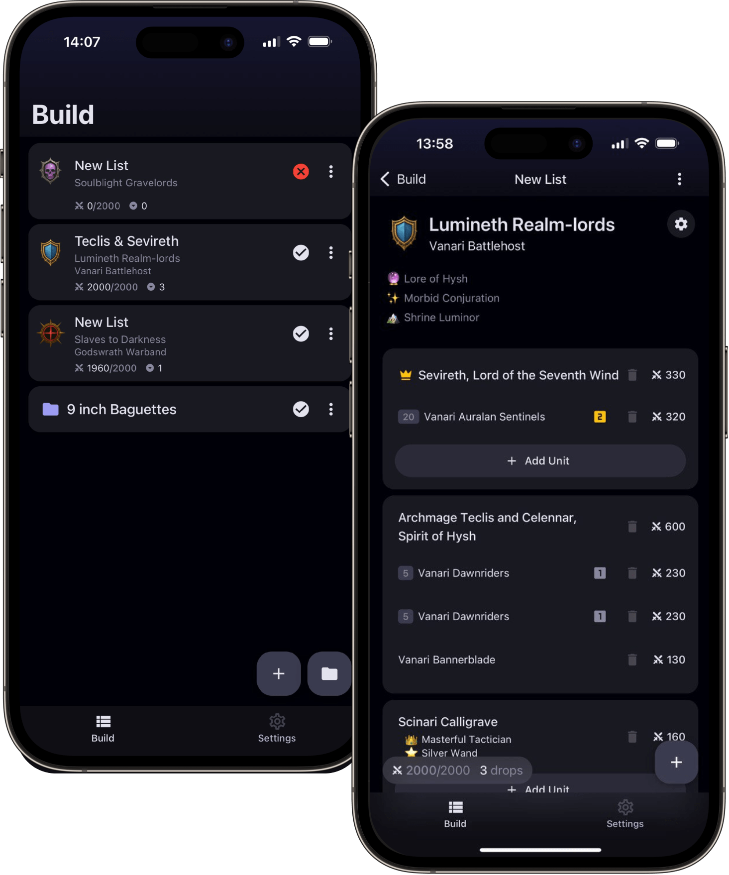 War Nexus App Screenshot
